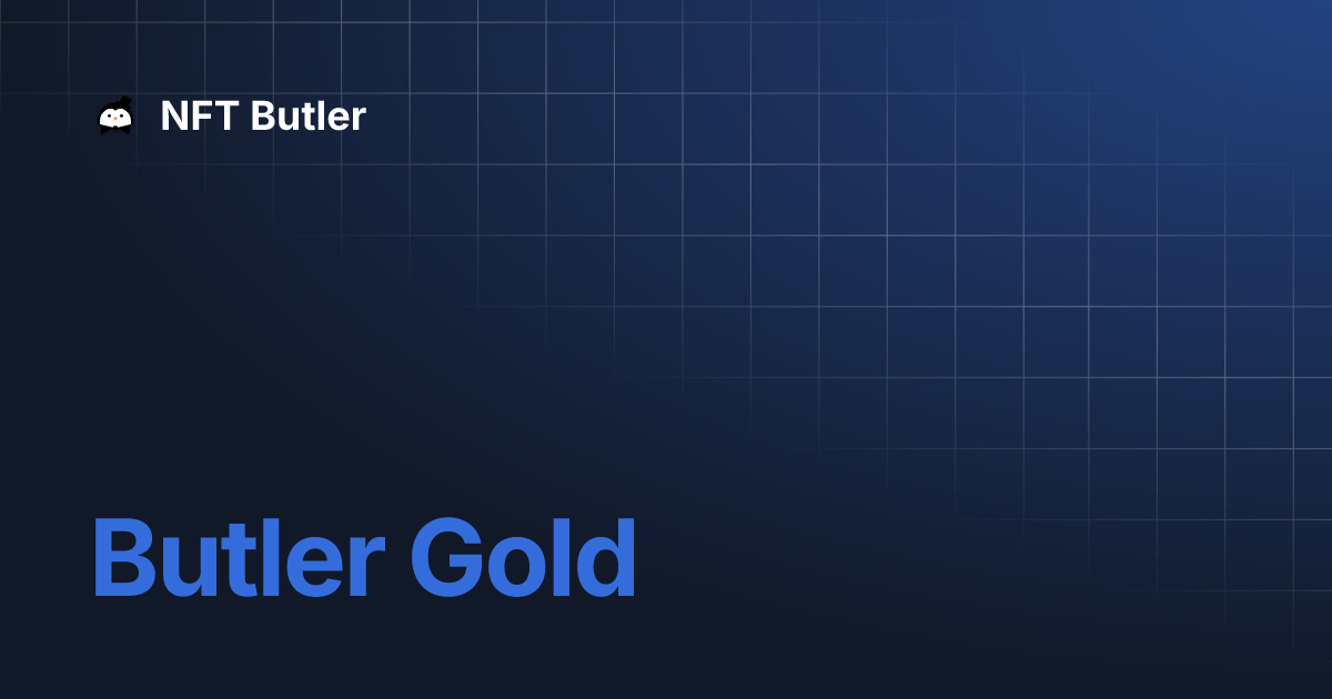 Butler Gold | NFT Butler